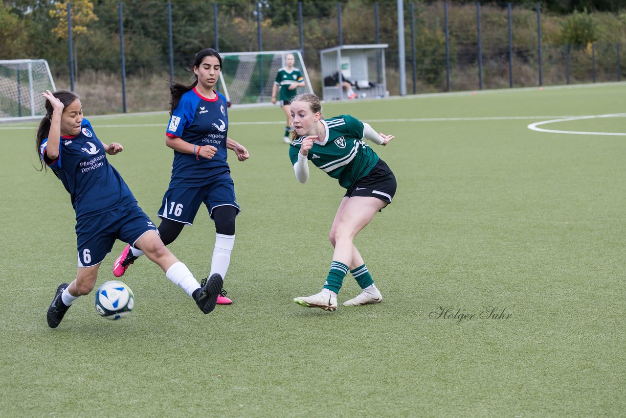 Bild 386 - wU19 Rissener SV - VfL Pinneberg : Ergebnis: 9:1